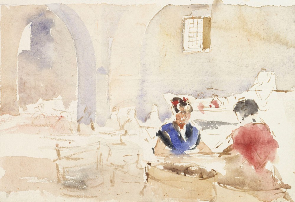 Albert Edelfelt. Interior de España (Fábrica de Tabacos de Sevilla). 1881. Galería Nacional. Finlandia.