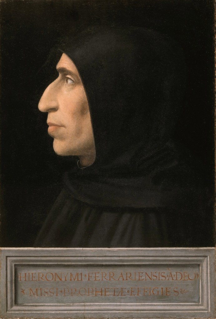Fra Bartolomeo. Girolamo Savonarola. Hacia 1498. Museo Nacional de San Marco. Florencia.