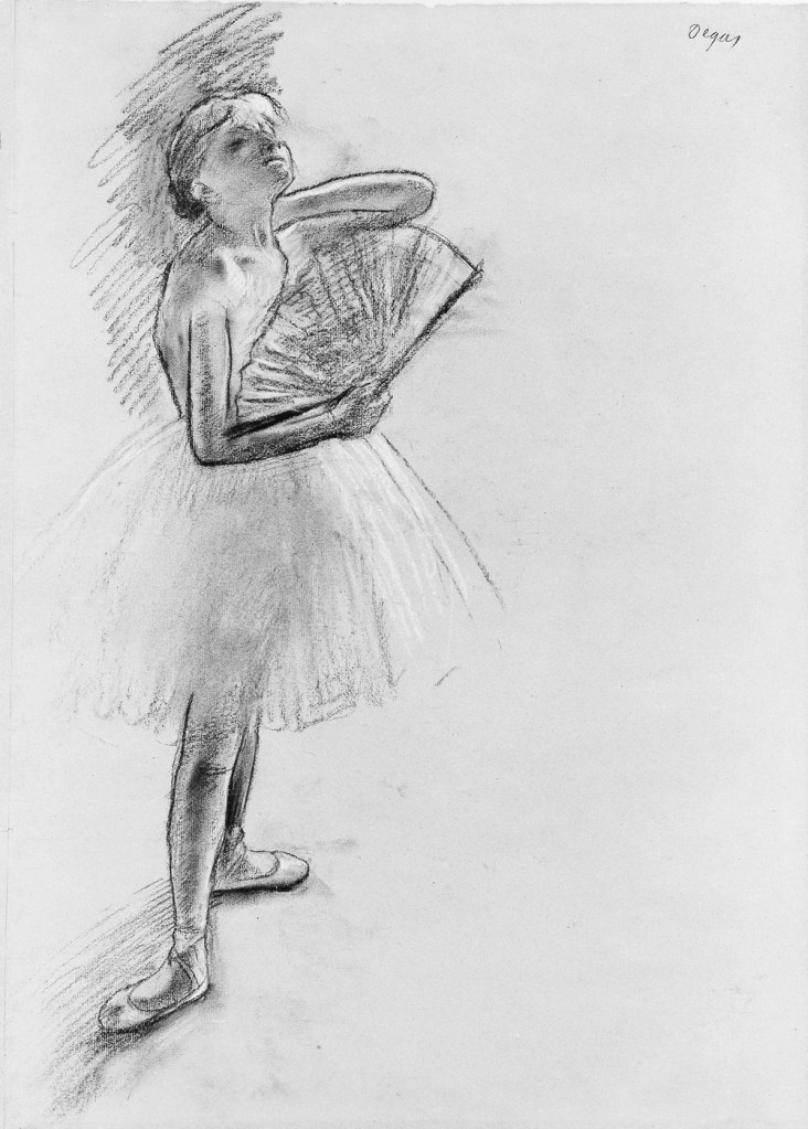Edgar Degas. Bailarina con abanico. Hacia 1880. Metropolitan Museum.