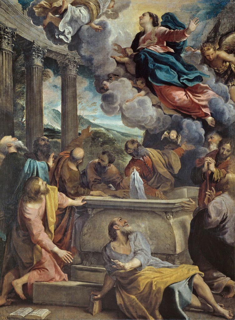 Annibale Carracci. La Asunción de la Virgen. Hacia 1590. Museo del Prado.