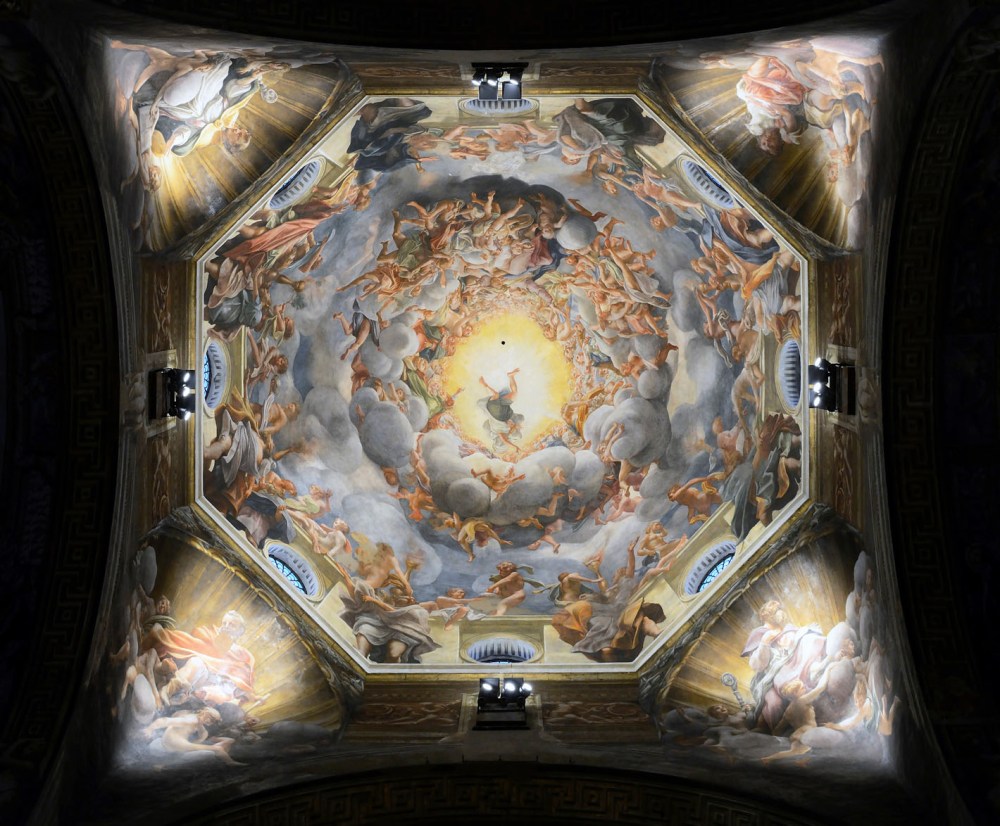 Correggio. La Asunción de la Virgen. Hacia 1526-1530. Catedral de Parma.