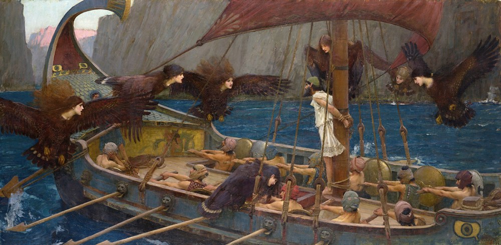 John William Waterhouse. Ulises y las sirenas. 1891. National Gallery of Victoria, Melbourne.