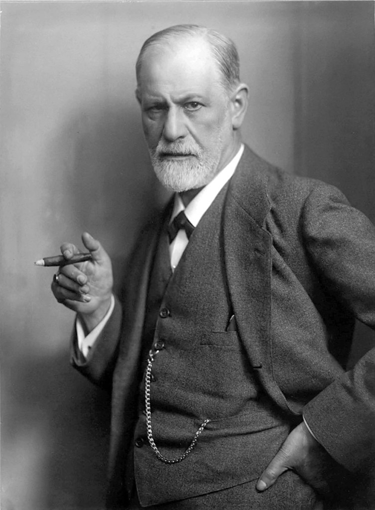 Sigmund Freud retratado por Max Halberstadt.