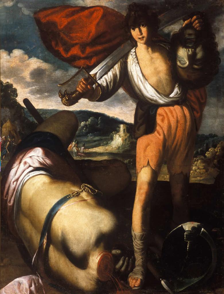 Juan Luis Zambrano .David conduciendo en triunfo la cabeza de Goliat. 1620-1630. Museo Bellas Artes Córdoba.