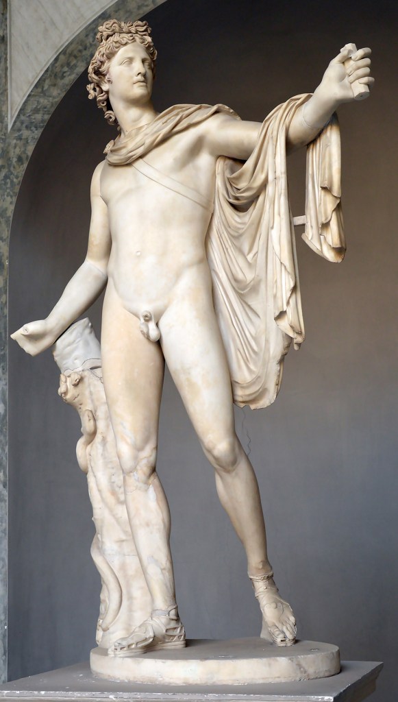 Leocares. Apolo del Belvedere. 350 a.C. Museos Vaticanos. Roma.