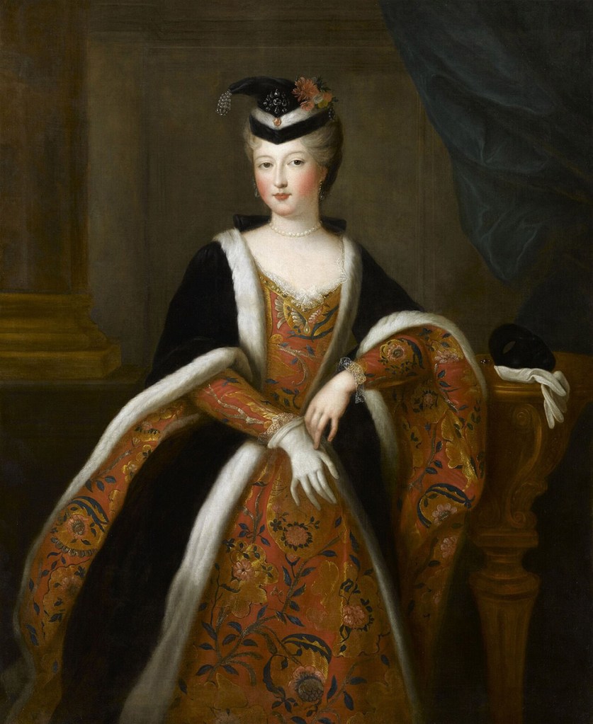 Pierre Gobert (taller de). Francisca-María de Borbón, Mademoiselle de Blois, Duquesa de Orléans. Principios del siglo XVIII. Palacio de Versalles.