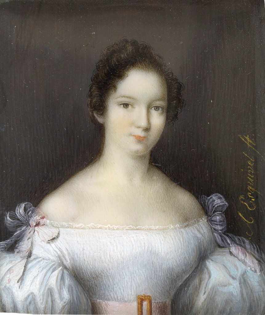Antonio María Esquivel. Retrato de dama. Primera mitad del siglo XIX. Museo Nacional del Prado.