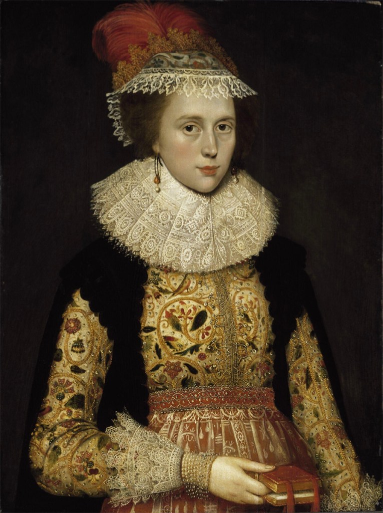 Marcus Gheeraerts. Margaret Layton. Hacia 1620. Museo Victoria y Alberto copia