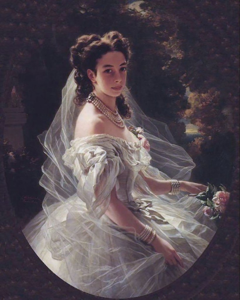 Franz Xaver Winterhalter. Retrato de la Princesa Pauline von Metternich. 1860. Colección particular.
